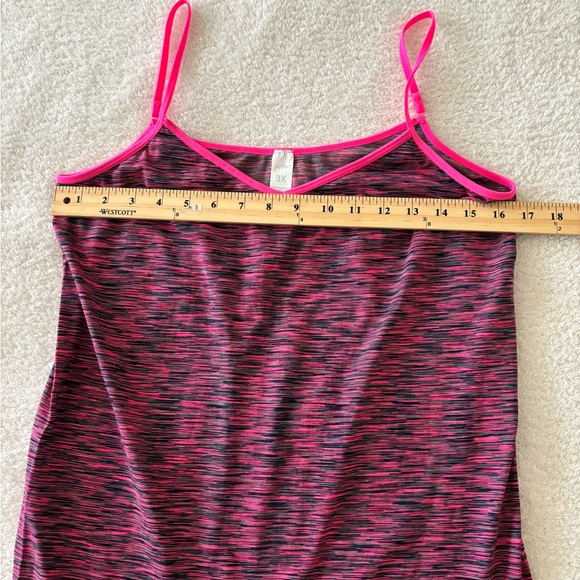 Just Be Vibrant Pink and Black Camisole Size 3X - Picture 4 of 11